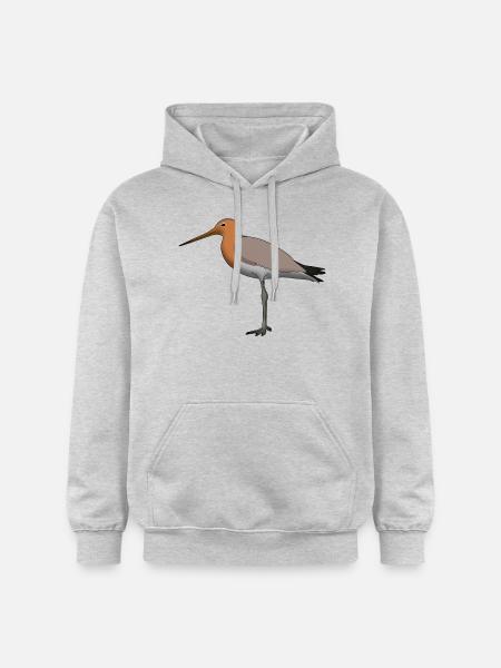 Uferschnepfe - Gildan Unisex Softstyle® Midweight Hoodie - Hellgrau meliert