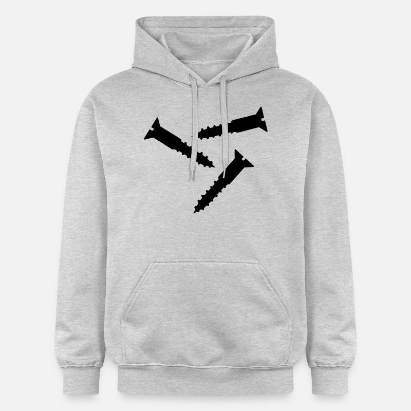 Vis - Sweat à capuche Softstyle® Gildan Unisexe - gris clair chiné