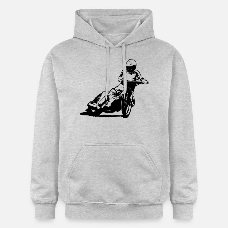Speedway Racer - Sweat à capuche Softstyle® Gildan Unisexe - gris clair chiné