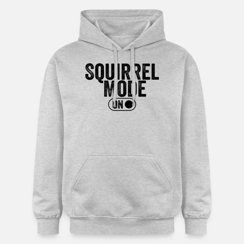 Squirrel mode on - Sweat à capuche Softstyle® Gildan Unisexe - gris clair chiné