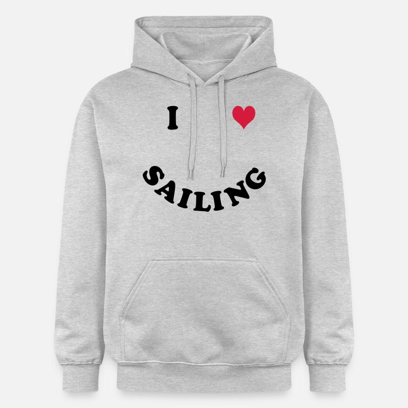 Voile - Sweat à capuche Softstyle® Gildan Unisexe - gris clair chiné