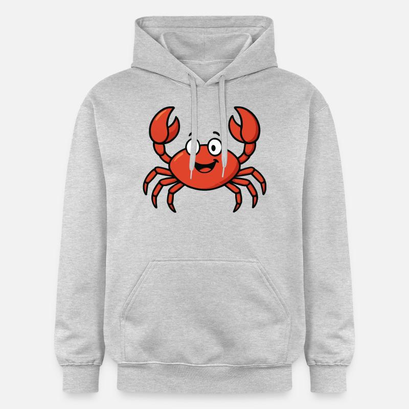 Bande dessinée Krabbe - Sweat à capuche Softstyle® Gildan Unisexe - gris clair chiné