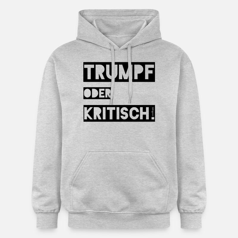 Trumpf oder Kritisch - Gildan Unisex Softstyle® Midweight Hoodie - Hellgrau meliert