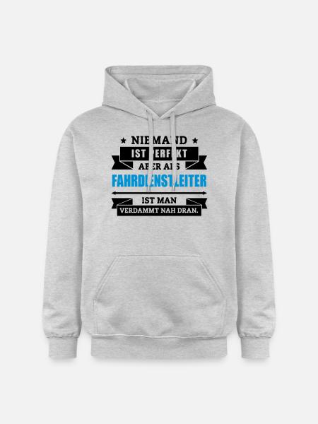Fun Fahrdienstleiter - Gildan Unisex Softstyle® Midweight Hoodie - Hellgrau meliert