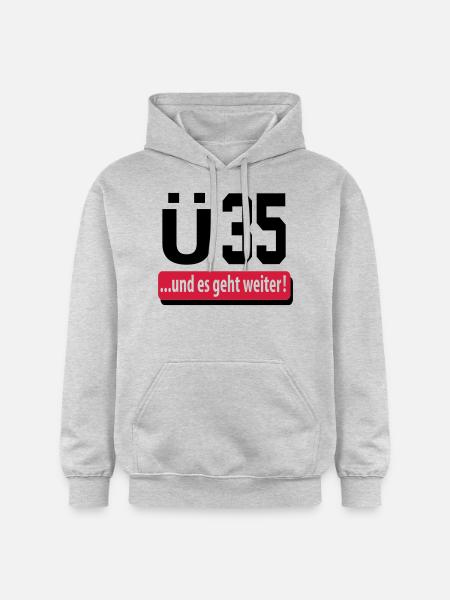 und_es_geht_weiter_35 - Gildan Unisex Softstyle® Midweight Hoodie - light heather grey