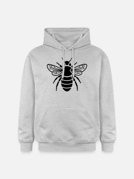 Bee - insect - Gildan Unisex Softstyle® Midweight Hoodie - light heather grey