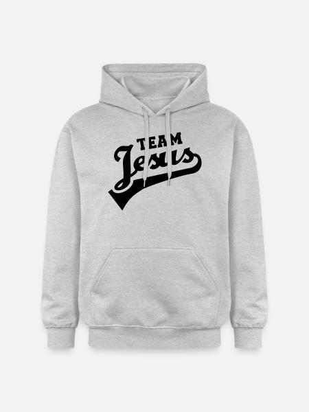 Team Jesus - Gildan Unisex Softstyle® Midweight Hoodie - light heather grey