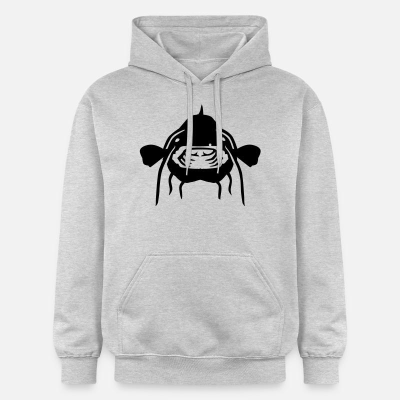 Silure - Sweat à capuche Softstyle® Gildan Unisexe - gris clair chiné