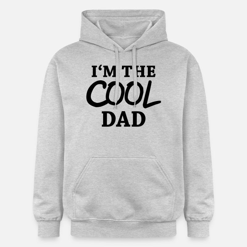 I'm the cool dad - Sweat à capuche Softstyle® Gildan Unisexe - gris clair chiné
