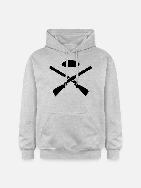 Trap shooting - Gildan Unisex Softstyle® Midweight Hoodie - light heather grey