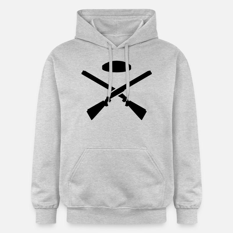Ball-trap - Sweat à capuche Softstyle® Gildan Unisexe - gris clair chiné