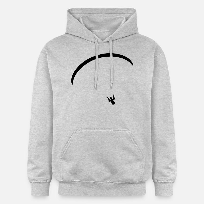 Paragliding - Sweat à capuche Softstyle® Gildan Unisexe - gris clair chiné