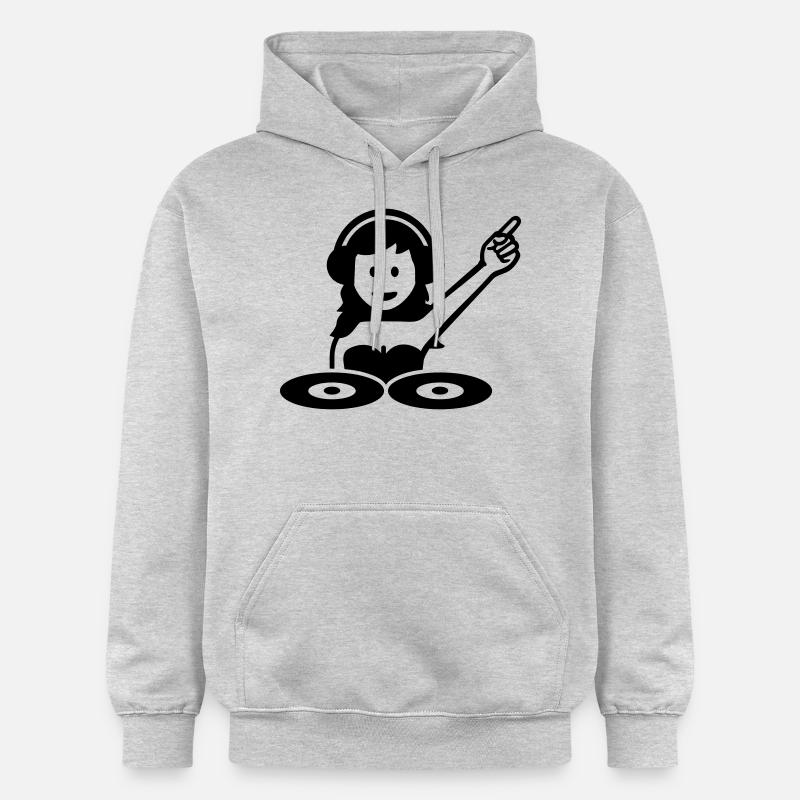 Djane - Sweat à capuche Softstyle® Gildan Unisexe - gris clair chiné