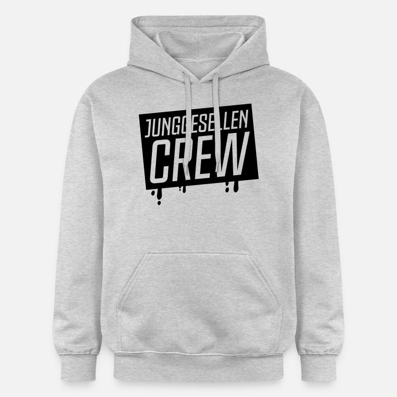 Équipage Bachelor - Sweat à capuche Softstyle® Gildan Unisexe - gris clair chiné