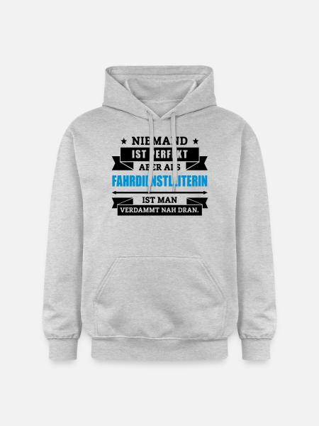 Fun Fahrdienstleiterin - Gildan Unisex Softstyle® Midweight Hoodie - Hellgrau meliert