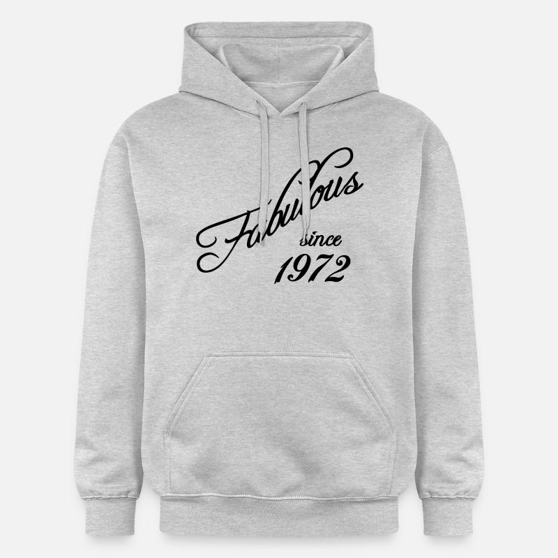 Fabulous since 1972 - Sweat à capuche Softstyle® Gildan Unisexe - gris clair chiné