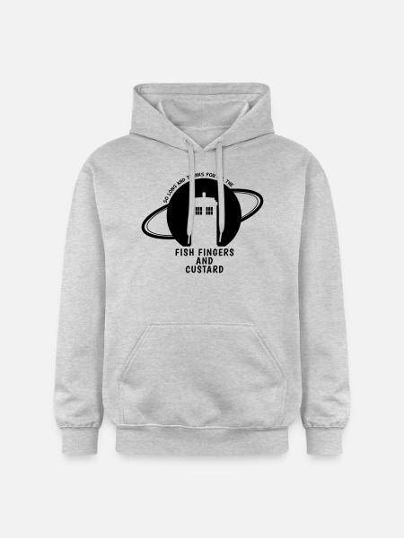 FishFingers and Custard - Gildan Unisex Softstyle® Midweight Hoodie - Hellgrau meliert