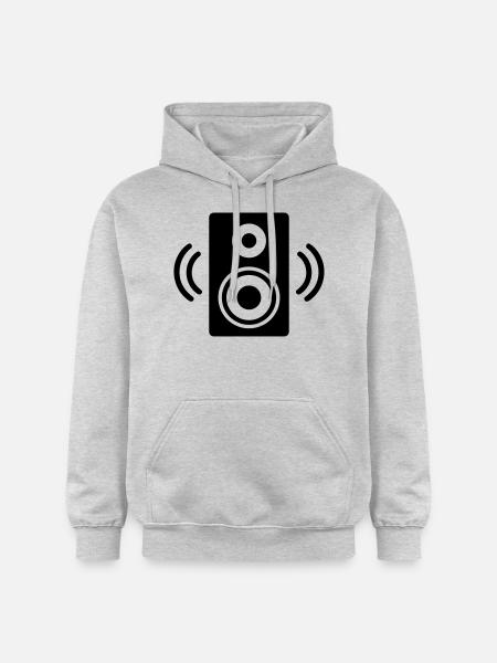 Speaker - Gildan Unisex Softstyle® Midweight Hoodie - light heather grey