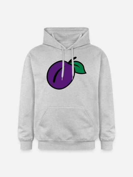 Plum - Gildan Unisex Softstyle® Midweight Hoodie - light heather grey