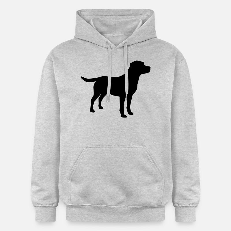 Labrador - Sweat à capuche Softstyle® Gildan Unisexe - gris clair chiné