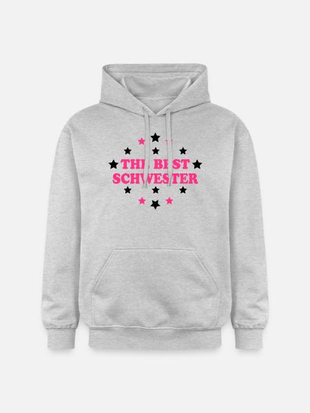 The best schwester - Gildan Unisex Softstyle® Midweight Hoodie - light heather grey