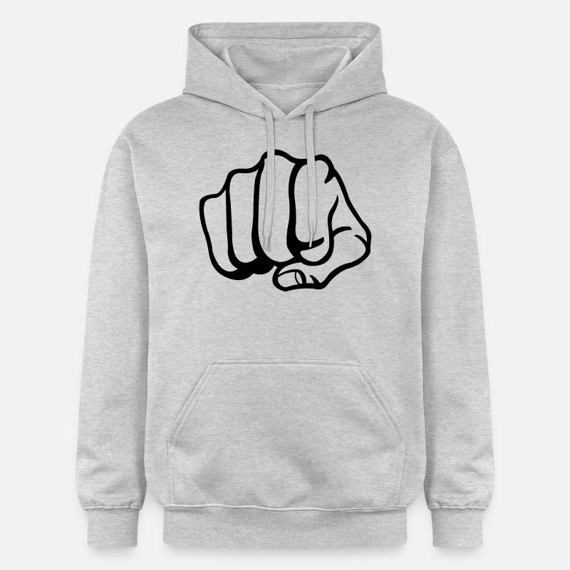 faust_001 - Sweat à capuche Softstyle® Gildan Unisexe - gris clair chiné