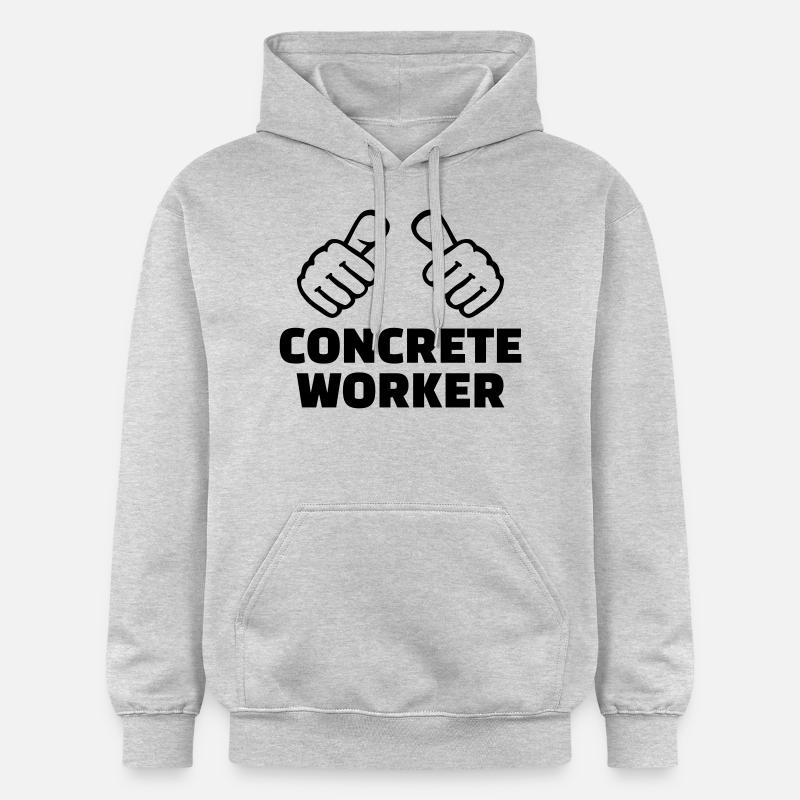 Constructeur en béton - Sweat à capuche Softstyle® Gildan Unisexe - gris clair chiné