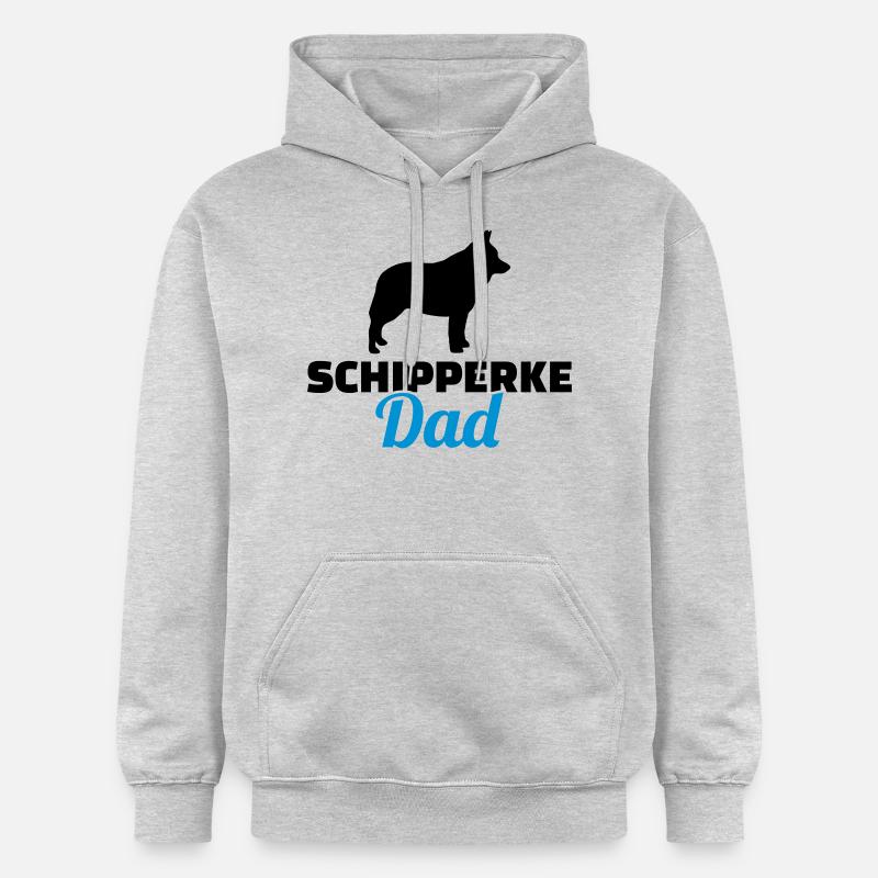 Schipperke - Sweat à capuche Softstyle® Gildan Unisexe - gris clair chiné
