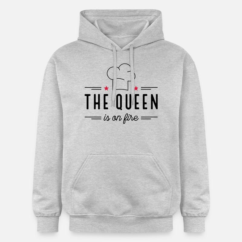 Cuire - Sweat à capuche Softstyle® Gildan Unisexe - gris clair chiné