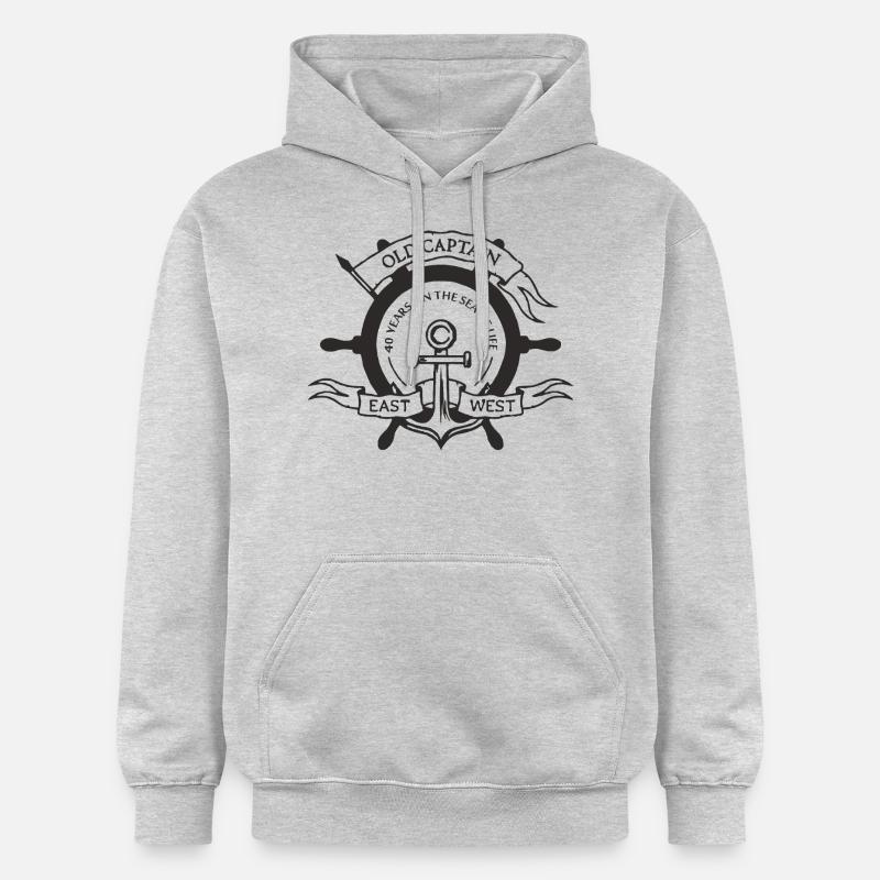Quarante - Sweat à capuche Softstyle® Gildan Unisexe - gris clair chiné