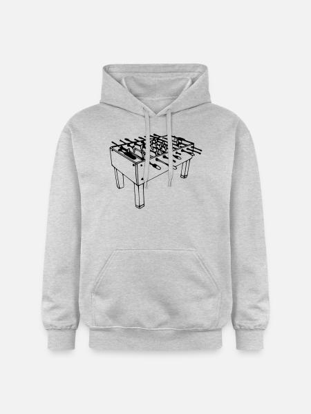 Kicker - Gildan Unisex Softstyle® Midweight Hoodie - Hellgrau meliert