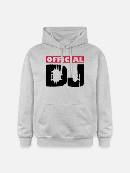DJ - Sweat à capuche Softstyle® Gildan Unisexe - gris clair chiné
