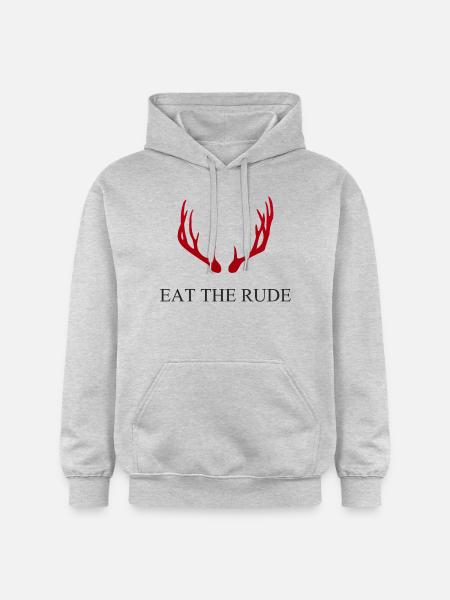 Hannibal - Eat the rude - Gildan Unisex Softstyle® Midweight Hoodie - light heather grey