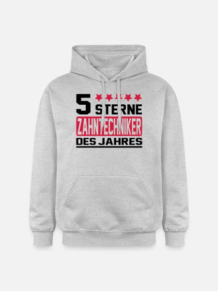 zahntechniker - Gildan Unisex Softstyle® Midweight Hoodie - Hellgrau meliert