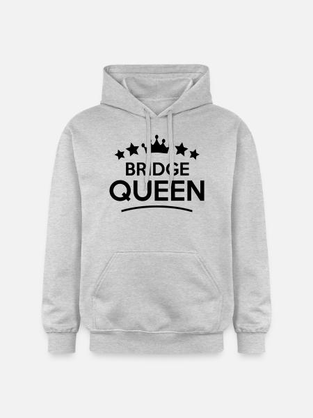bridge queen stars - Sweat à capuche Softstyle® Gildan Unisexe - gris clair chiné