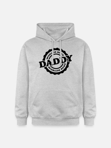 Worlds Best Daddy - Gildan Unisex Softstyle® Midweight Hoodie - light heather grey