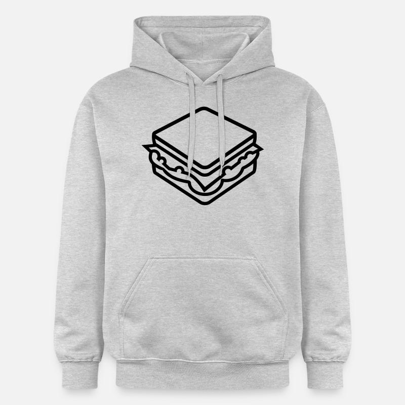 Sandwich - Sweat à capuche Softstyle® Gildan Unisexe - gris clair chiné