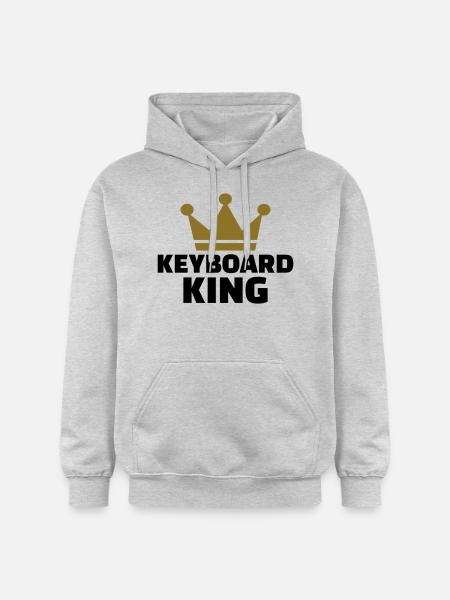 Keyboard - Gildan Unisex Softstyle® Midweight Hoodie - Hellgrau meliert