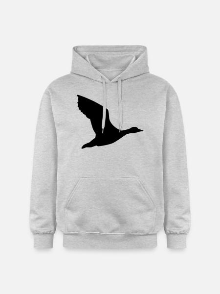 Oie - Sweat à capuche Softstyle® Gildan Unisexe - gris clair chiné