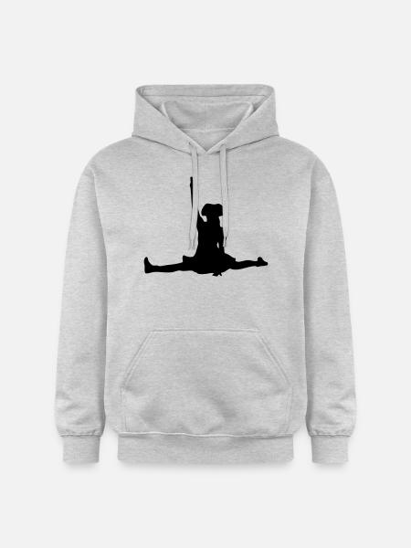 Funkenmarie - Gildan Unisex Softstyle® Midweight Hoodie - Hellgrau meliert