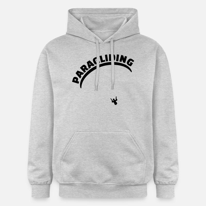 Paragliding - Sweat à capuche Softstyle® Gildan Unisexe - gris clair chiné