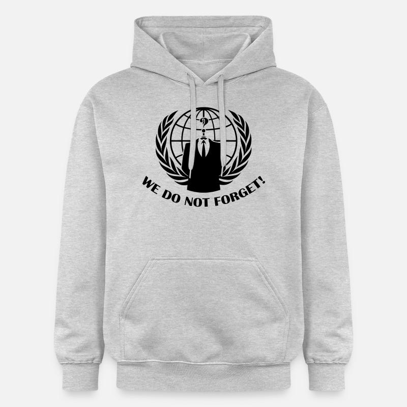 we_do_not_forget - Sweat à capuche Softstyle® Gildan Unisexe - gris clair chiné