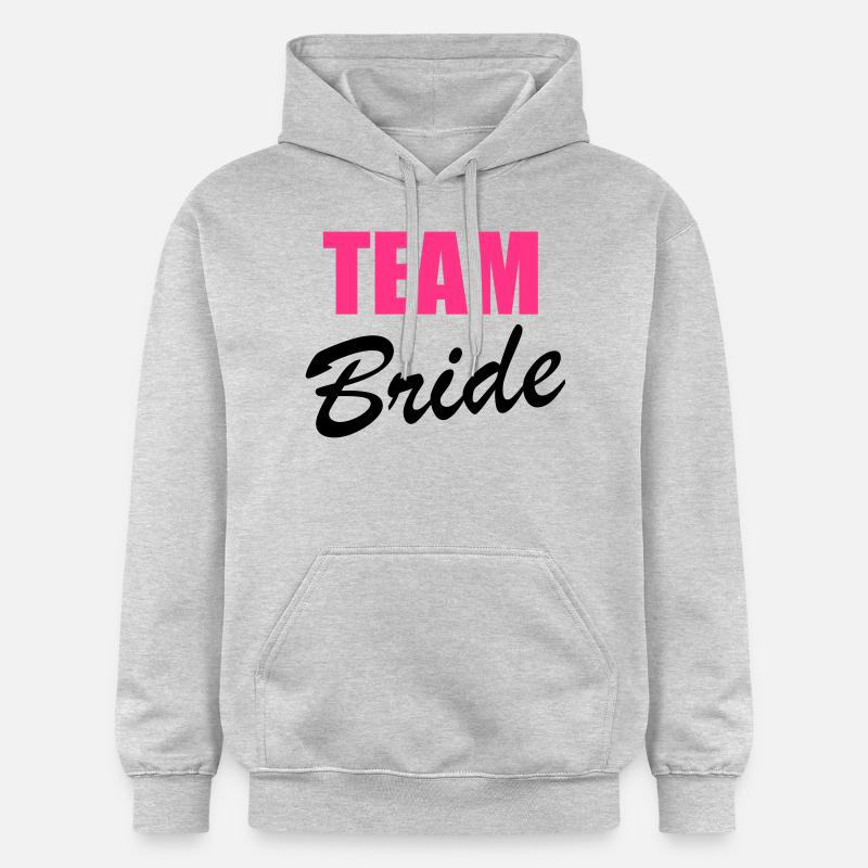Team Bride - Sweat à capuche Softstyle® Gildan Unisexe - gris clair chiné