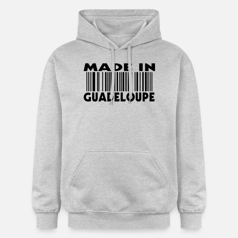 made in GUADELOUPE (1c) - Sweat à capuche Softstyle® Gildan Unisexe - gris clair chiné