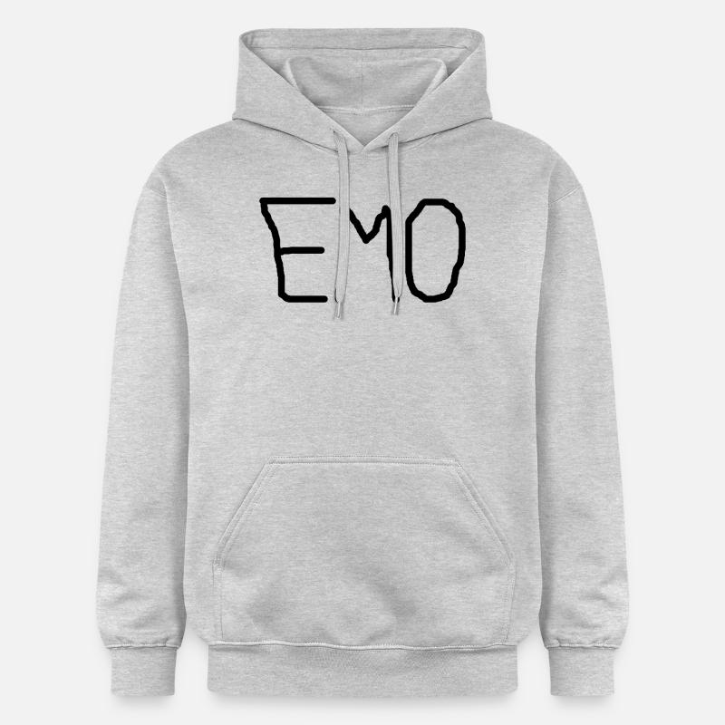 Emo - Sweat à capuche Softstyle® Gildan Unisexe - gris clair chiné