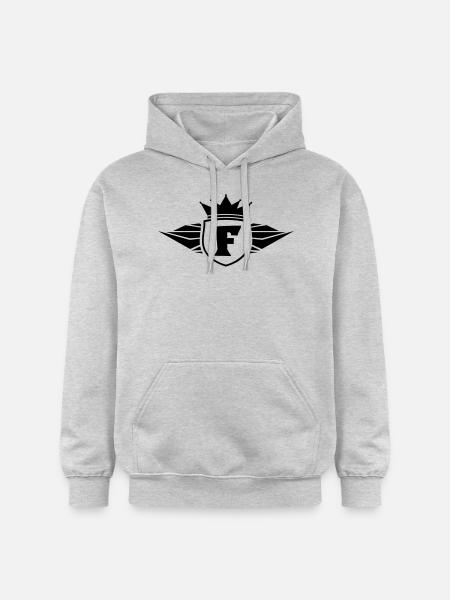 f_letter_f1 - Gildan Unisex Softstyle® Midweight Hoodie - light heather grey