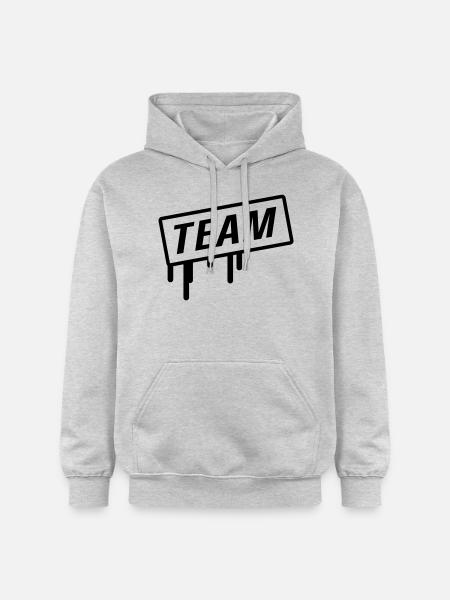 team - Sweat à capuche Softstyle® Gildan Unisexe - gris clair chiné