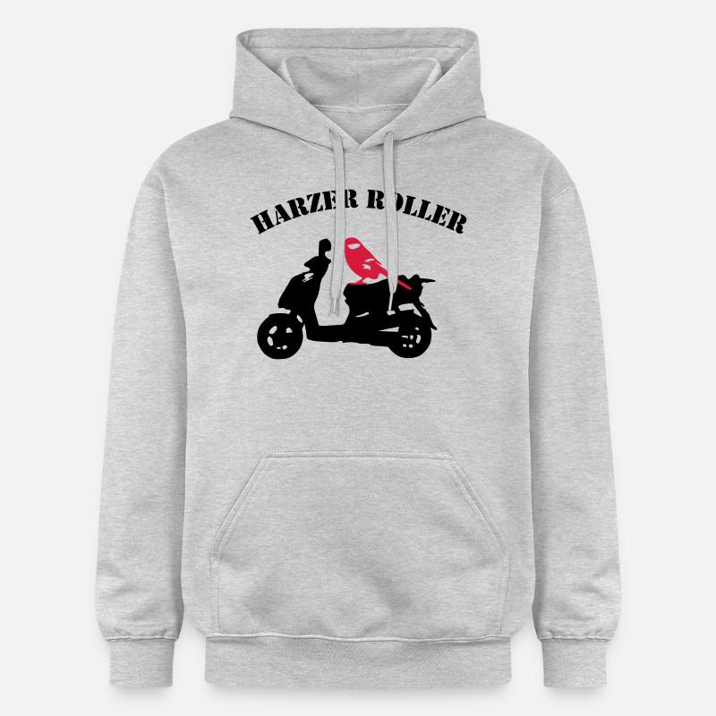 Rouleau Harzer - Sweat à capuche Softstyle® Gildan Unisexe - gris clair chiné