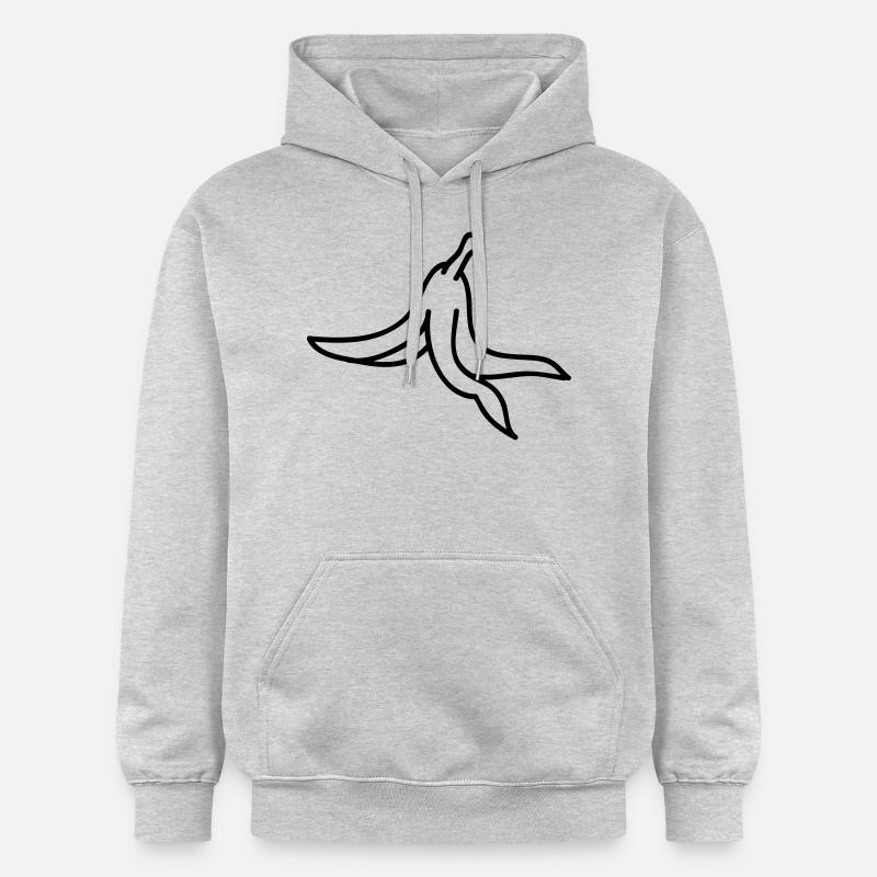 Banana Peel - Sweat à capuche Softstyle® Gildan Unisexe - gris clair chiné