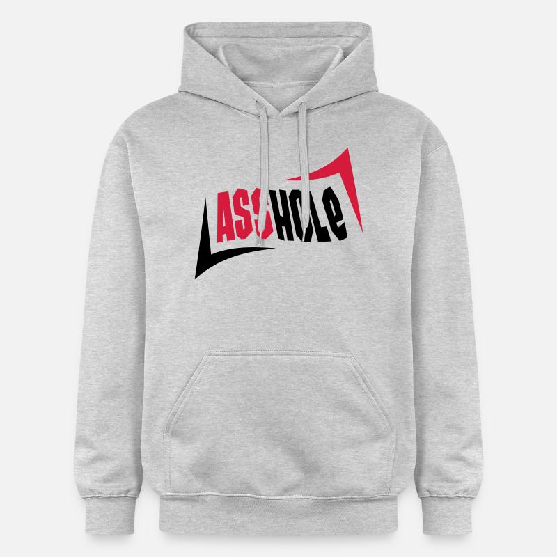 Asshole - Sweat à capuche Softstyle® Gildan Unisexe - gris clair chiné